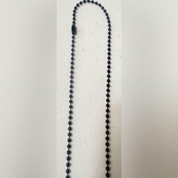 Dark Brown Wood Cross Pendant Necklace - Picture 7 of 9